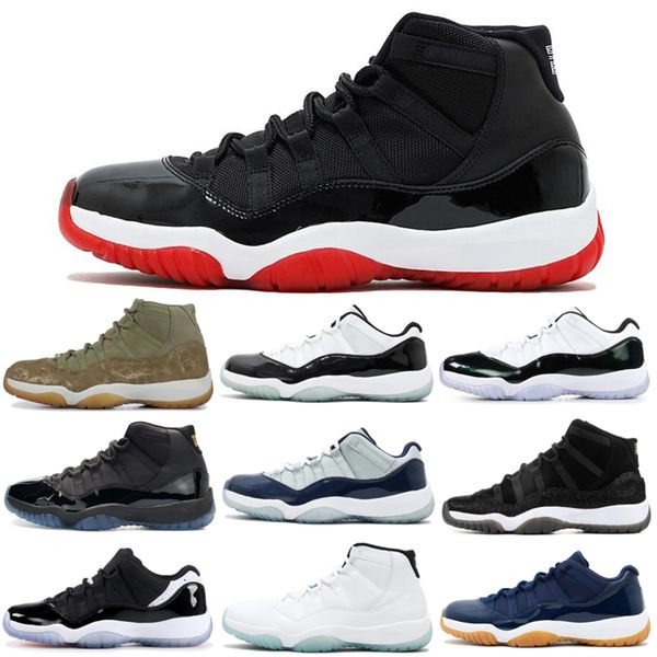 

11 11s basketball shoes concord snakeskin legend blue gamma blue orange trance olive women mens trainer sports sneakers 5.5-13