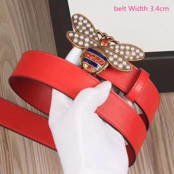 

2019 luxury black belts designer belts for men bee pattern belt male chastity belts fashion mens leather belt wholesale ing, Black;brown