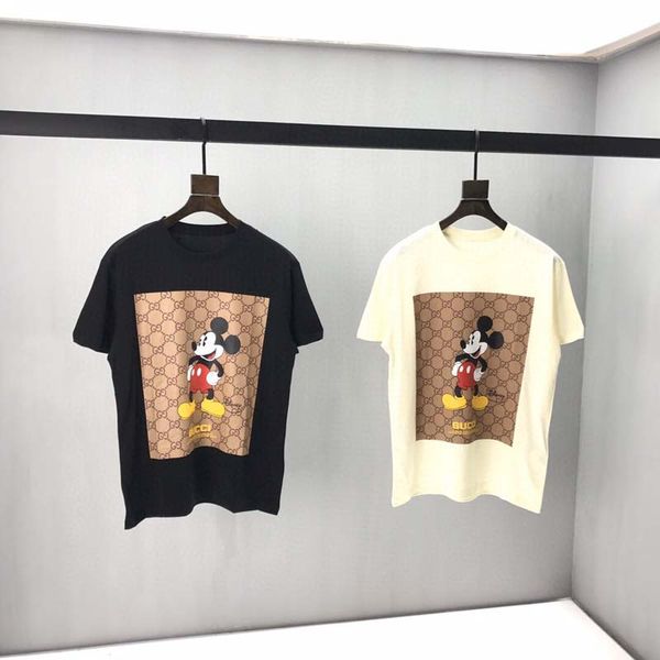 

020women's t-shirt summer couple wear letter print t-shirt casual cotton short sleeve t-shirt eu size s-xxl