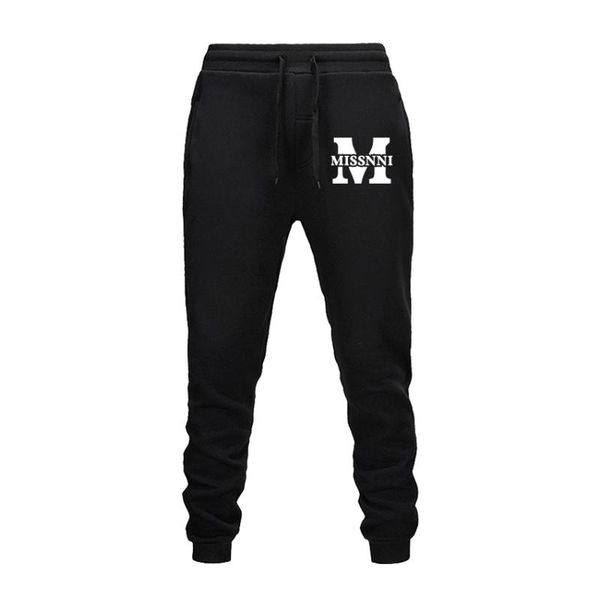

men's pants 2021 pattern design letter printed sweatpants men women casual sports trousers m hip hop harajuku style, Black