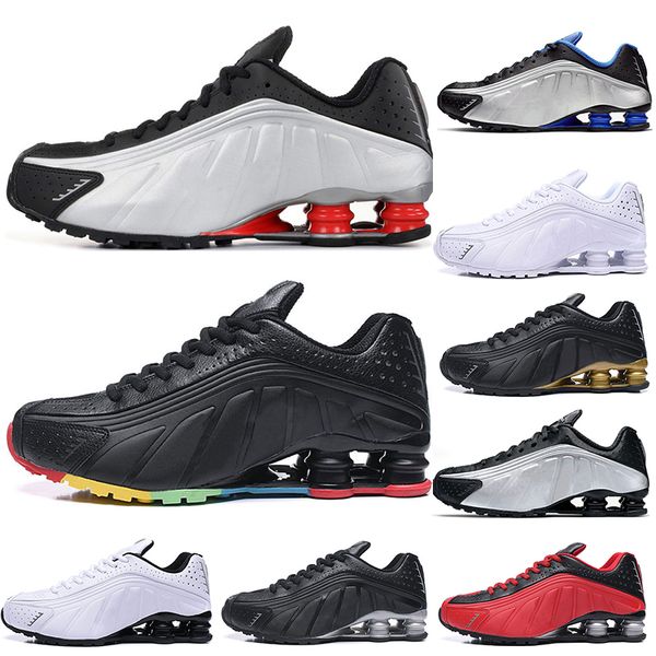 

mens designer running shoes r4 nz triple black gold metallic og black red silver comet racer blue white 2022 sneakers 40-45, White;red