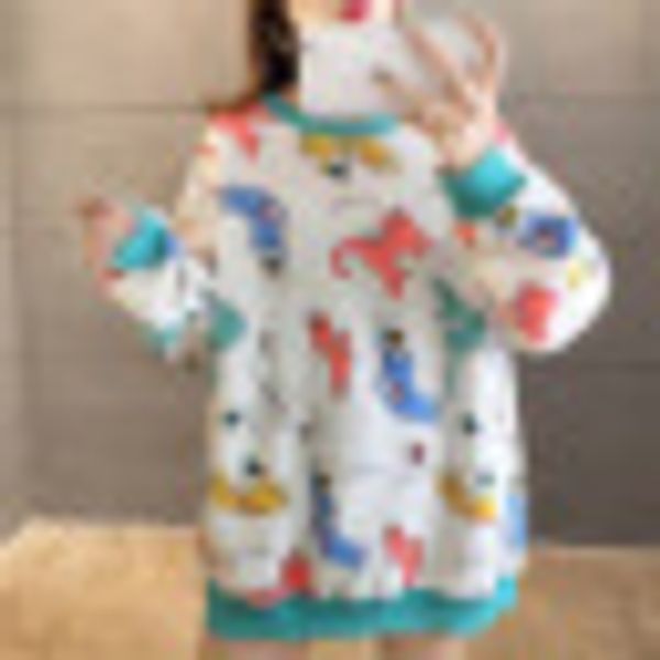 

2019 new spring and autumn season, ladies' early autumn clothes, loose jacket, thin coat ins, Black