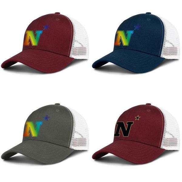 

maryland navy midshipmen football gay pride rainbow logo adjustable trucker cap cricket designer sports fashion baseball hat gold, Blue;gray