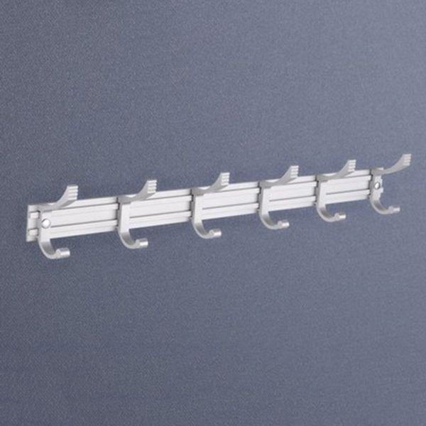 

3/4/5/6 hooks aluminum metal hat coat clothes door hook holder rack wall hanger