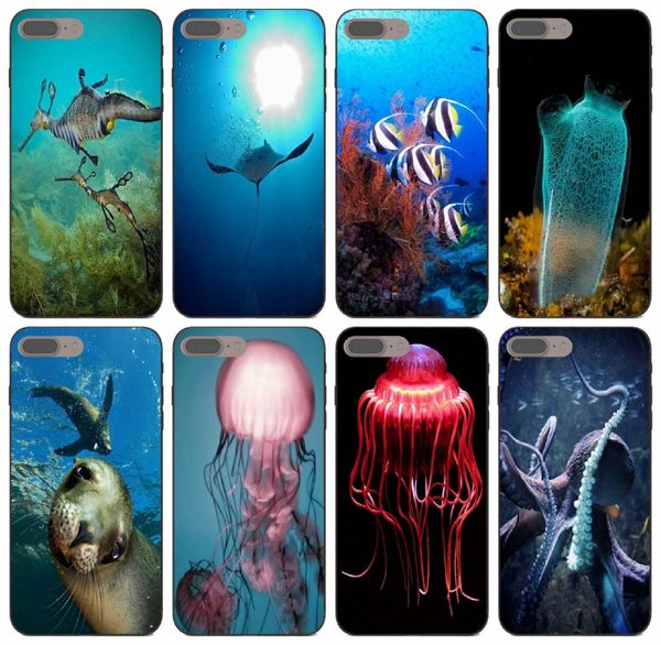 

tongtrade] under sealife style case for iphone 11 pro x xs max 8s 7s 6s 5s 4s samsung a80 a8s a9 huawei gr3 gr5 sony xperia t3 cover case