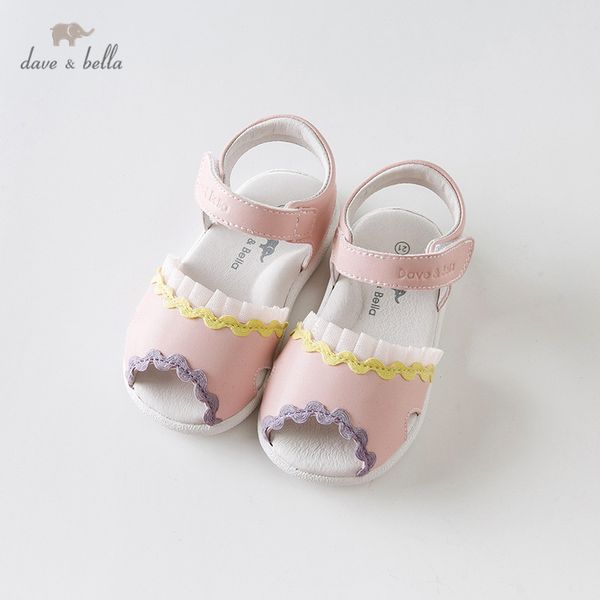 

db13742 dave bella summer baby girls fashion sandals new born infant shoes sandals shoes t200507, Black;red