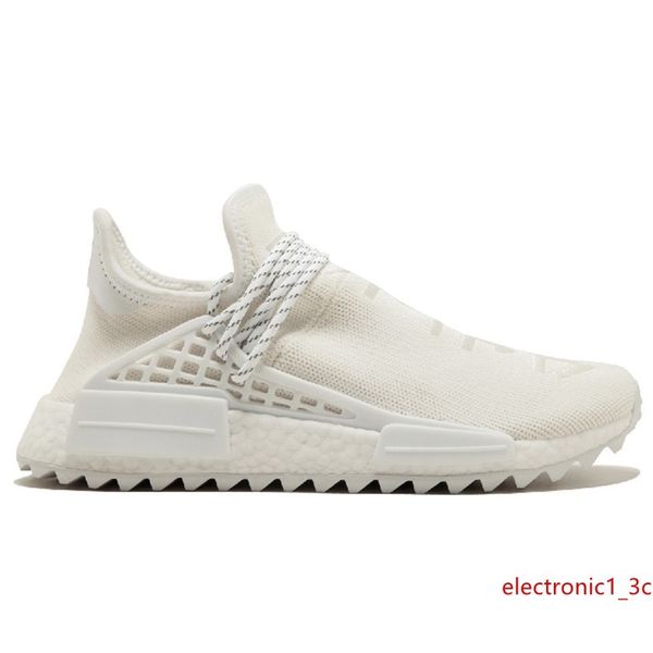 

36-45 with box 2019 human race mens running shoes pharrell williams sample yellow core black sport designer shoes women sneakers