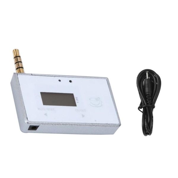 

professional wireless mini fm transmitter car mp3 player display music audio for mobile phones tablet pc mp3 player receiver hot