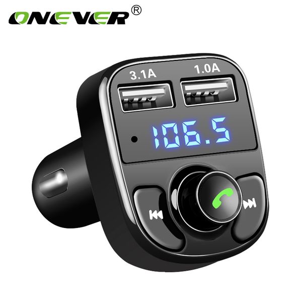 

fm transmitter aux modulator bluetooth hands-phone car kit audio mp3 player with 3.1a quick charge dual usb car charger