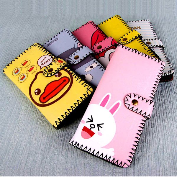 

good quality cultural hand-made characteristics cartoon wallet, Red;black