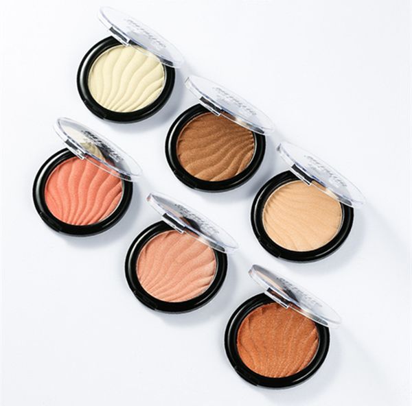 

pudaier марка маркеры пудра 6colors оболочка выделения пигмент v face fix контур бронзаторы порошок зеркальная порошкообразный торт косметик