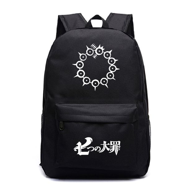 

the seven deadly sins backpack school rucksack fashion new pattern knapsack beautiful men women boys girls school bag