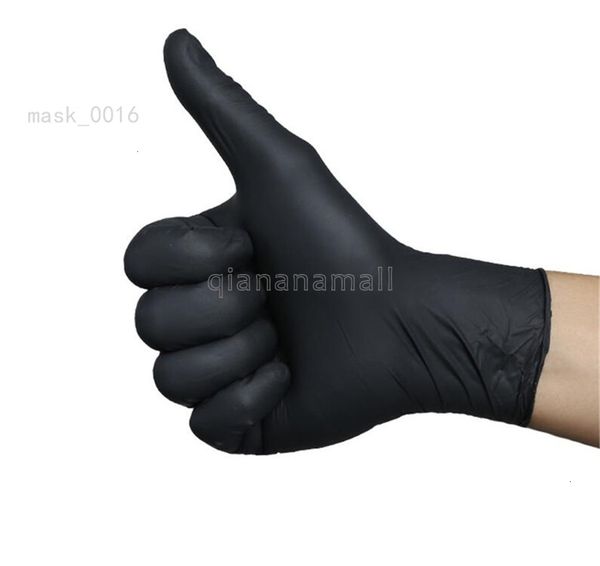 

powder-food-grade blue disposable thickened nitrile rubber gloves wear-resistant non-slip acid and alkaline 100pcs water labor