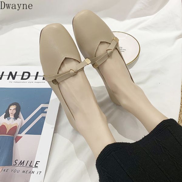 

2020 new gentle fairy style bow square flat flat beanie single shoes women, Black