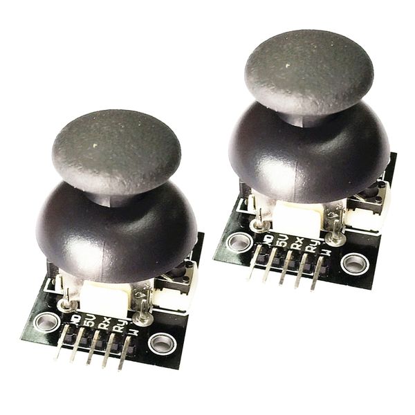 

2pcs 5-pin xy двухосевой джойстик thumb придерживайтесь модуль для arduino ps2