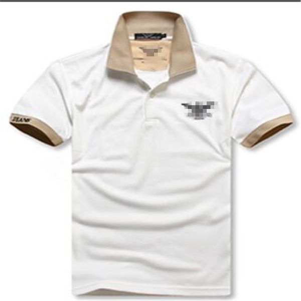 

new luxuryt designers t-shirt for men stripe fashion poloshirt shirt men high street snake little bee tiger print mens polo shirt, White;black