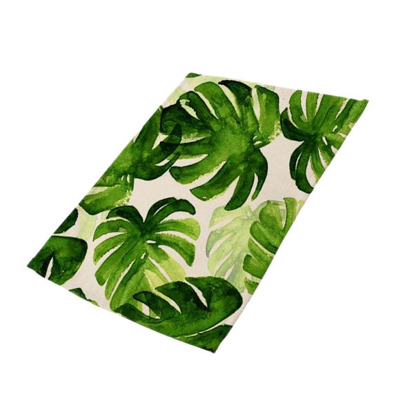 

green leaves non-slip heat resistant mat coaster cushion placemat kitchen