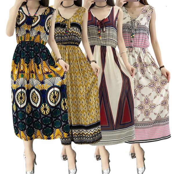 

womens dresses women clothes women summer dress beach boho elegant printed vintage sleevele casual vestidos designer clothes, Black;gray