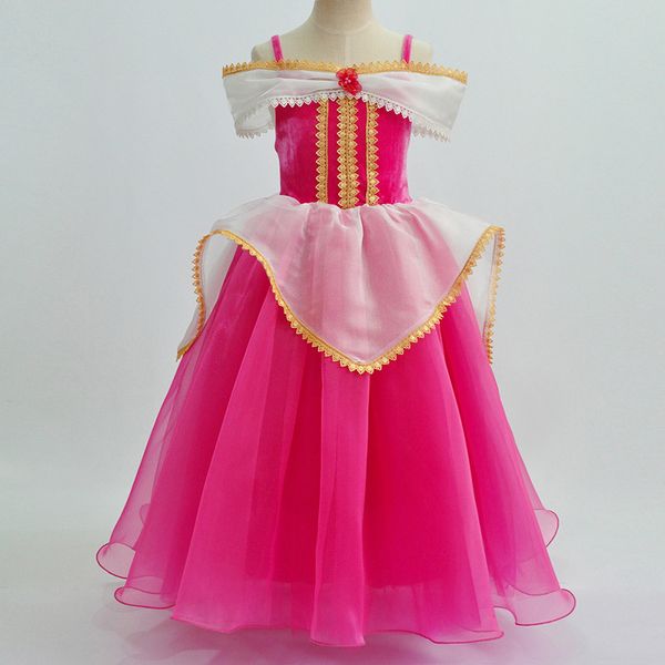 

lovely kids cartoon clothes ankle length cosplay dress party dresses good baby girl gifts 19071101, Blue