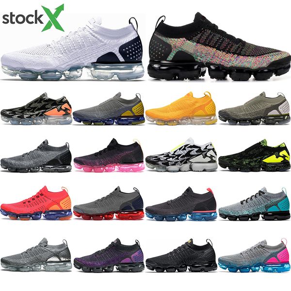 

with socks new ale fly 2.0 men women running shoes black multicolor volt sail breathable sports sneakers mens trainers size 36-45, White;red