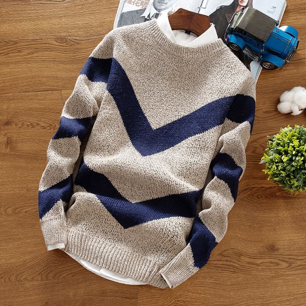 

2018 осень мужской свитер боди джерси воротник и пальто 922, White;black