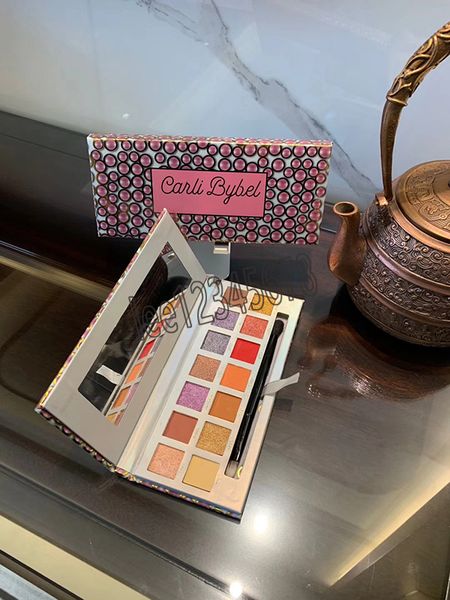 

2019 New Eye Makeup палитра 14 цветов Shimmer Matte Eyeshadow палитр Carli Bybel Eye Shadow Make Up