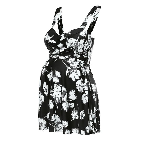 

women maternity summer print bikini swimwear swimsuit bathing suit hanging neck bikinis solid new fashion beachwear l1224, White