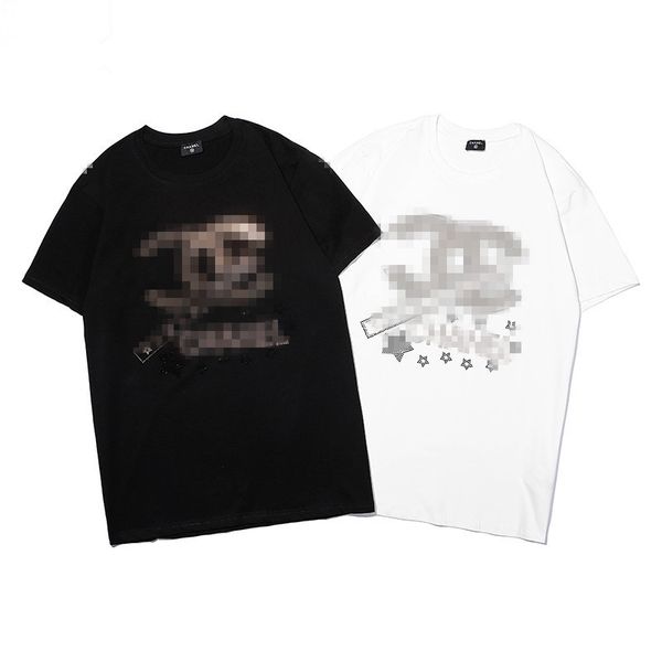 

2020 new sequin meteor short sleeves women's t-shirt fabrics smooth and comfortable, White