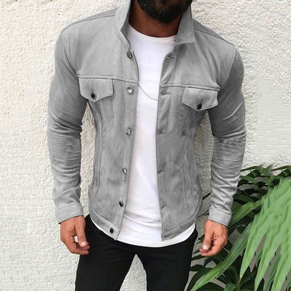

autumn winter denim jacket men slim fashion wash solid color casual denim jacket streetwear hip hop bomber men, Black;brown