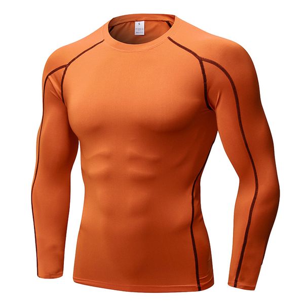 

running jerseys men's training pro sports fitness long sleeve sweat wicking quick drying clothes shirt t-shirt clothing, Black;blue