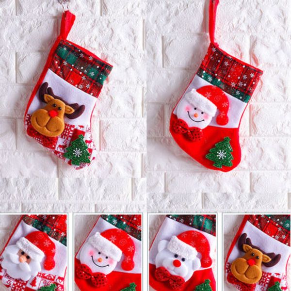 

lovely cute christmas santa socks gift ornaments bags fashionable festival home party xmas tree hanging decoration new