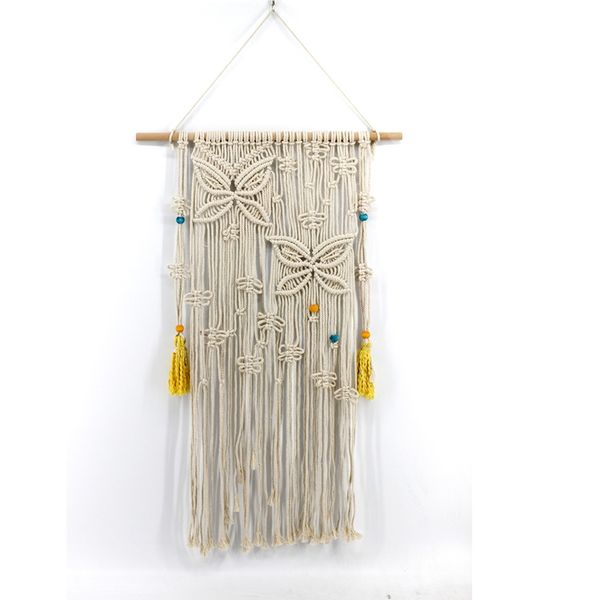 

новый артистический ручной работы макраме гобелены моды минимализма ins домашнего декора кулон изголовье настенная hn44 другое home decor