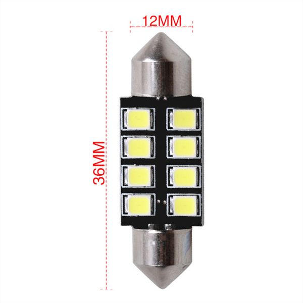 

double-pointed 36mm 8 lights led reading light led roof light 2835 smd license plate