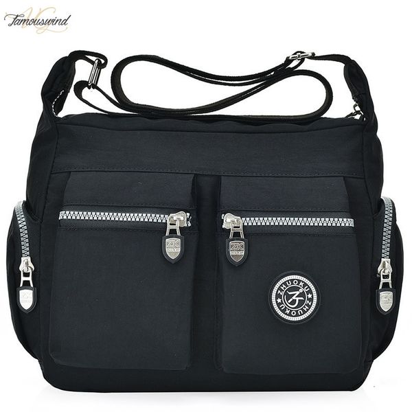 

2020 nylon new waterproof fashion shoulder crossbody bags zipper nylon fashion cross travel womens messenger bag