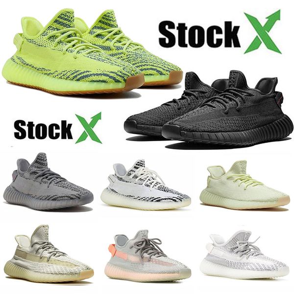 

v2 running shoes black static reflective angle clay beluge 2.0 synth zebra yellow sime frozen kanye west designer sneaker 36-48, White;red