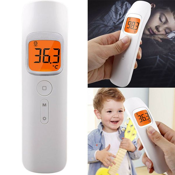 

ребенок / взрослый бесконтактный инфракрасный цифровой ушной термометр жк-дисплей детские дети лоб измеритель температуры измерительный инст