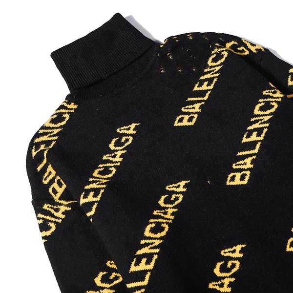 

весна дамы свитер 19ss новый мужской вязаный свитер повседневная женская пуловер классический письмо печатных мужская толстовка дамы осень с, White;black