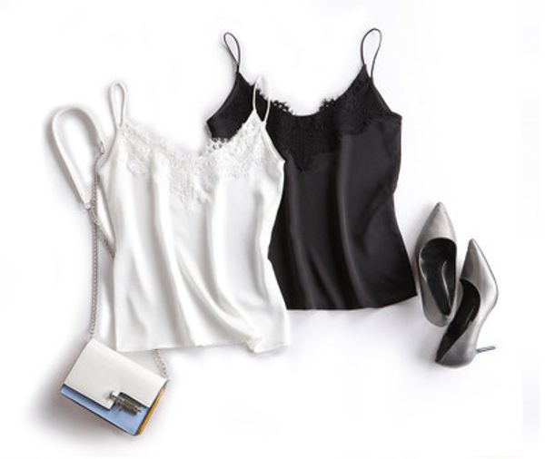 

summer white lace camisole basic women 2019 with lace silk cami for women spaghetti strap tank ladies
