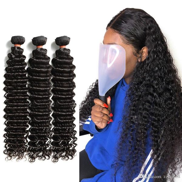 Wigirl Brazilian Hair Weave Bundles Deep Wave 100 Human Hair 24