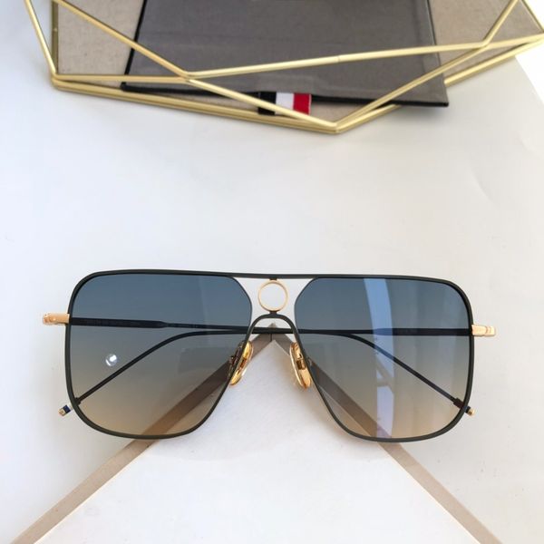 

luxury sunglasses mens sunglasses women classic style plank metal frame 114 uv400 protection outdoor eyewear with box, White;black