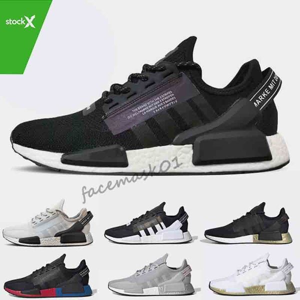 

stock x new nmd r1 v2 race shoes infinite species r1 running men women basketball shoes triple black white classic casual sports sneakers