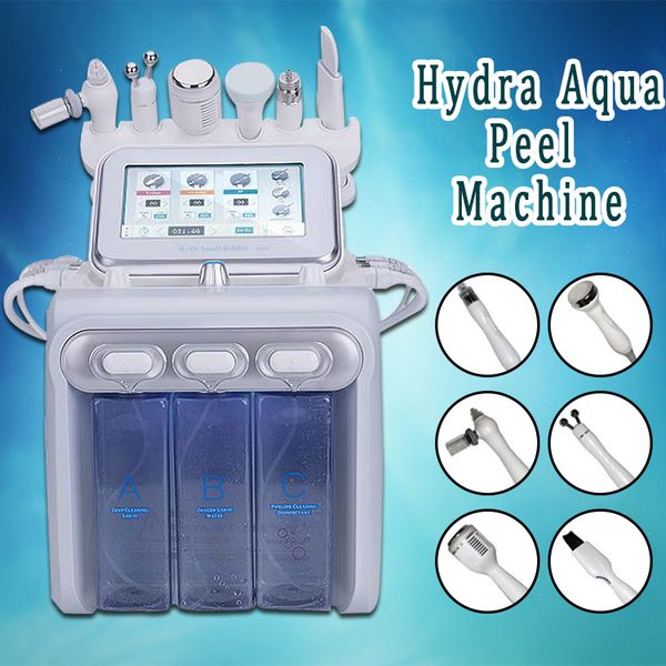 

factory price aqua hydra facial water dermabrasion h2 o2 oxygen spray with rf bio lifting spa facial skin deep cleansing machine