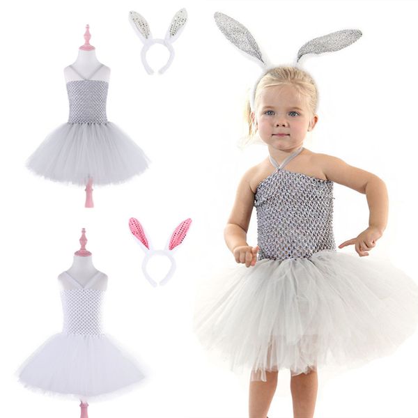 

2 colors party princess dress little rabbit cute girls dresses girls lace tutu dress kids designer clothes girls dhl jy57, Red;yellow
