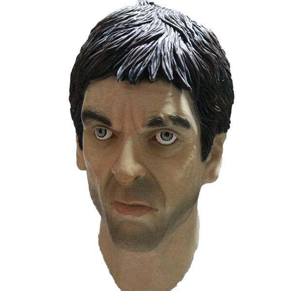 

хэллоуин мужской анфас латекс маска hood накладные парики человеческой кожи лица маскировка розыгрыши хеллоуин костюм реалистичная латекс ма