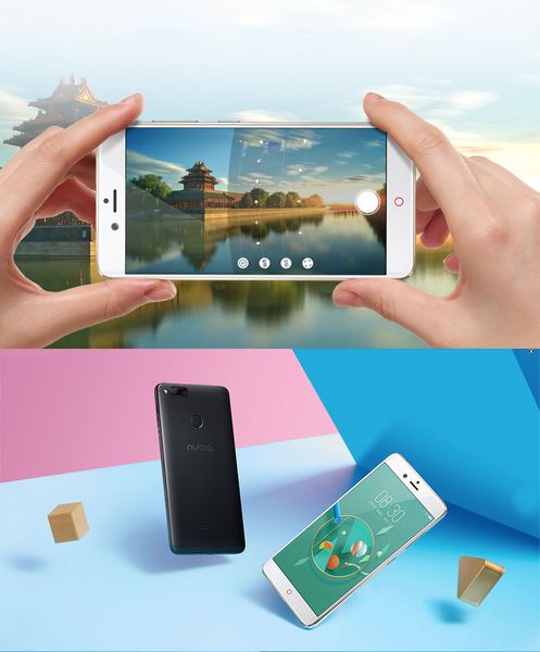 Telefono cellulare originale Nubia Z17 Mini 4G LTE 4 GB RAM 64 GB ROM Snapdragon 653 Octa Core Android 5.2 pollici 16MP ID impronta digitale Smart Phone