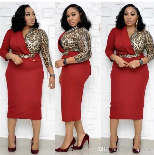 

женщины leopard дизайнер платье v образным вырезом с длинными рукавами осень весна новые платья повелительниц сращивание платье, Black;gray