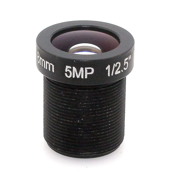 

1/2.5" hd 5mp 8mm 52 degrees angle ir board cctv lens m12*0.5 for security ip camera