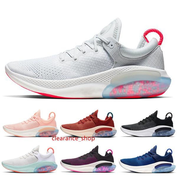 

joyride run mens women running shoes black red grey pink oreo plantinum tint purple university red designers sports sneakers size 36-45