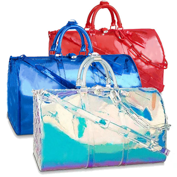 

Men luxury de igner la er travel luggage bag men tote keepall 50 leather handbag duffle bag brand fa hion luxury de igner ba1564976236