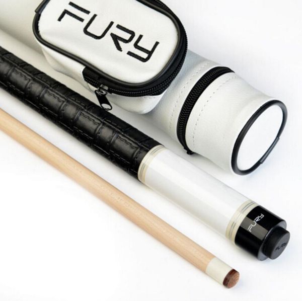 

new fury cw pool cue billiards stick kit cue 11.75mm 13mm tip with pool case set offer combination leather handle china 2019